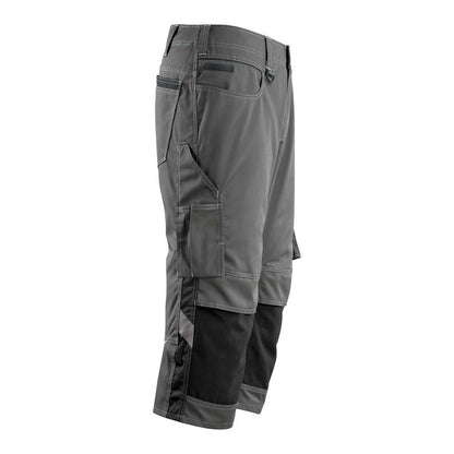 Dark Anthracite-Black - Back - Mascot Mens Unique Knee Pad Pockets Work Trousers