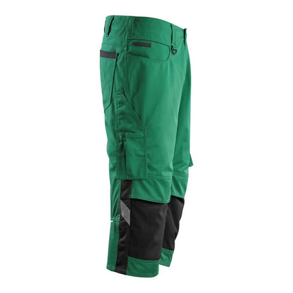 Green-Black - Back - Mascot Mens Unique Knee Pad Pockets Work Trousers