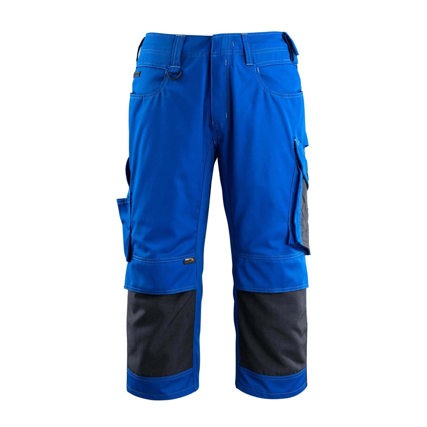 Royal Blue-Dark Navy - Front - Mascot Mens Unique Knee Pad Pockets Work Trousers