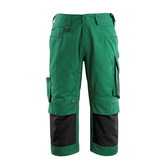 Green-Black - Front - Mascot Mens Unique Knee Pad Pockets Work Trousers