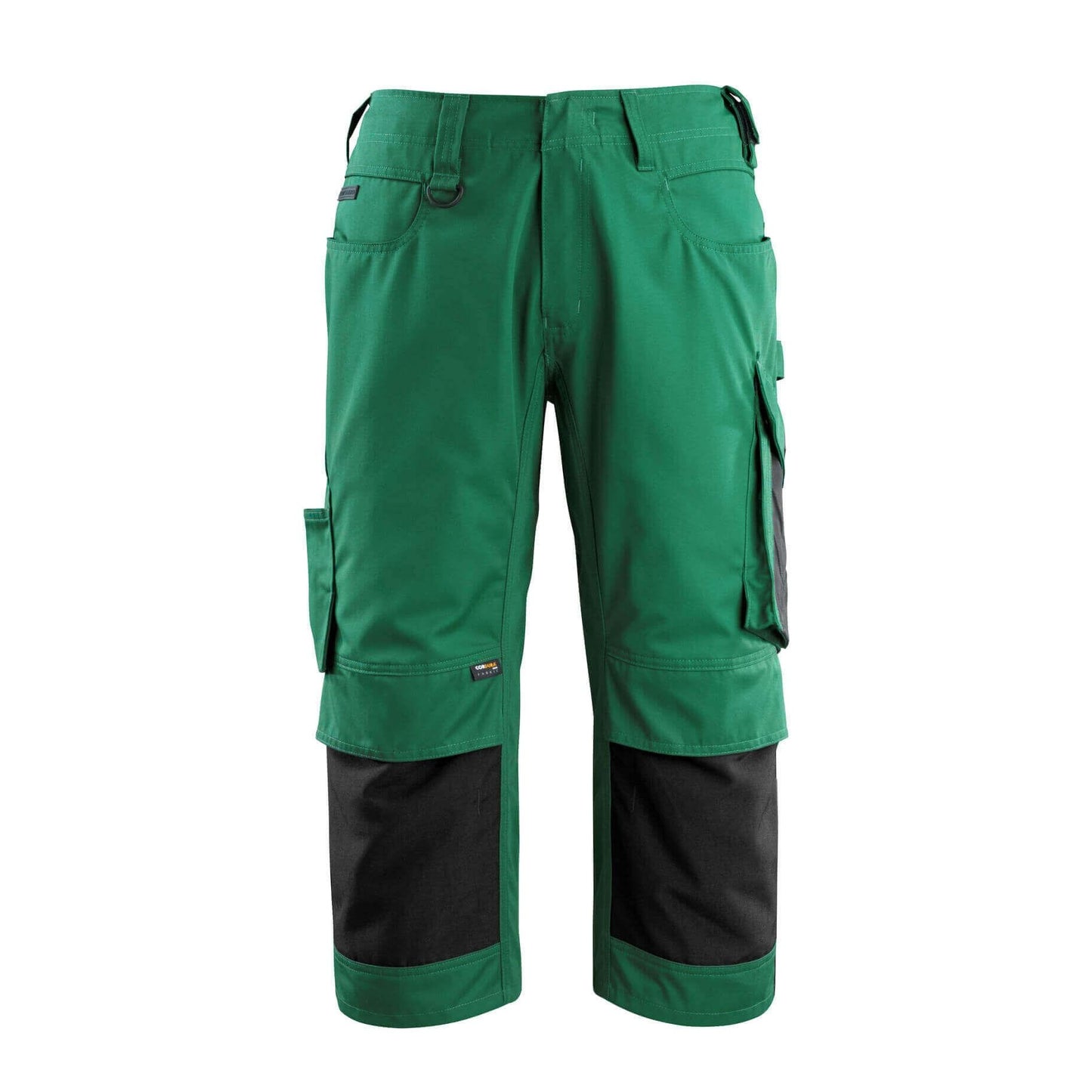 Green-Black - Front - Mascot Mens Unique Knee Pad Pockets Work Trousers