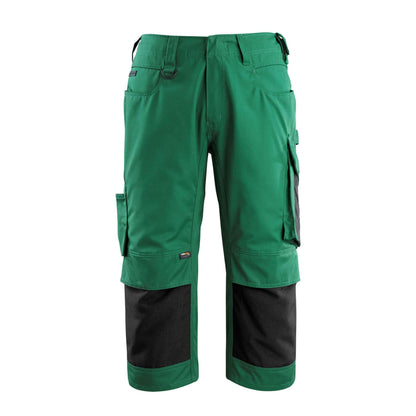 Green-Black - Front - Mascot Mens Unique Knee Pad Pockets Work Trousers