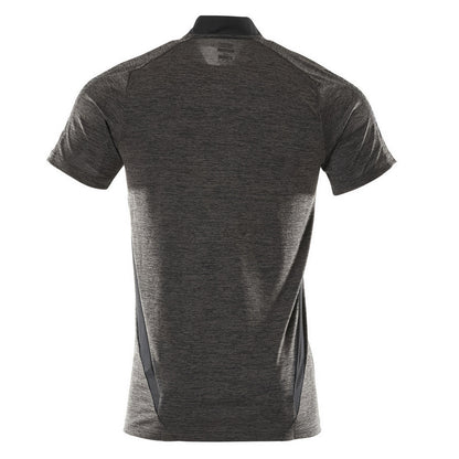 Dark Anthracite-Black - Back - Mascot Mens Accelerate Polo Shirt