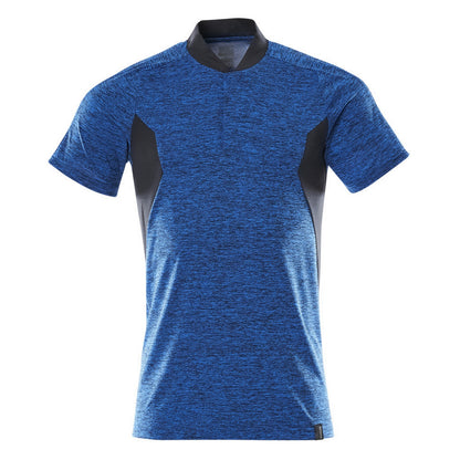 Azure Blue-Dark Navy - Front - Mascot Mens Accelerate Polo Shirt