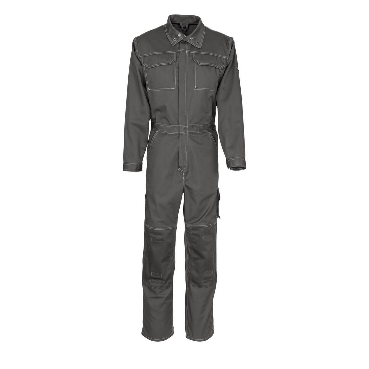 Dark Anthracite - Front - Mascot Mens Akron Knee Pad Pockets Boiler Suit