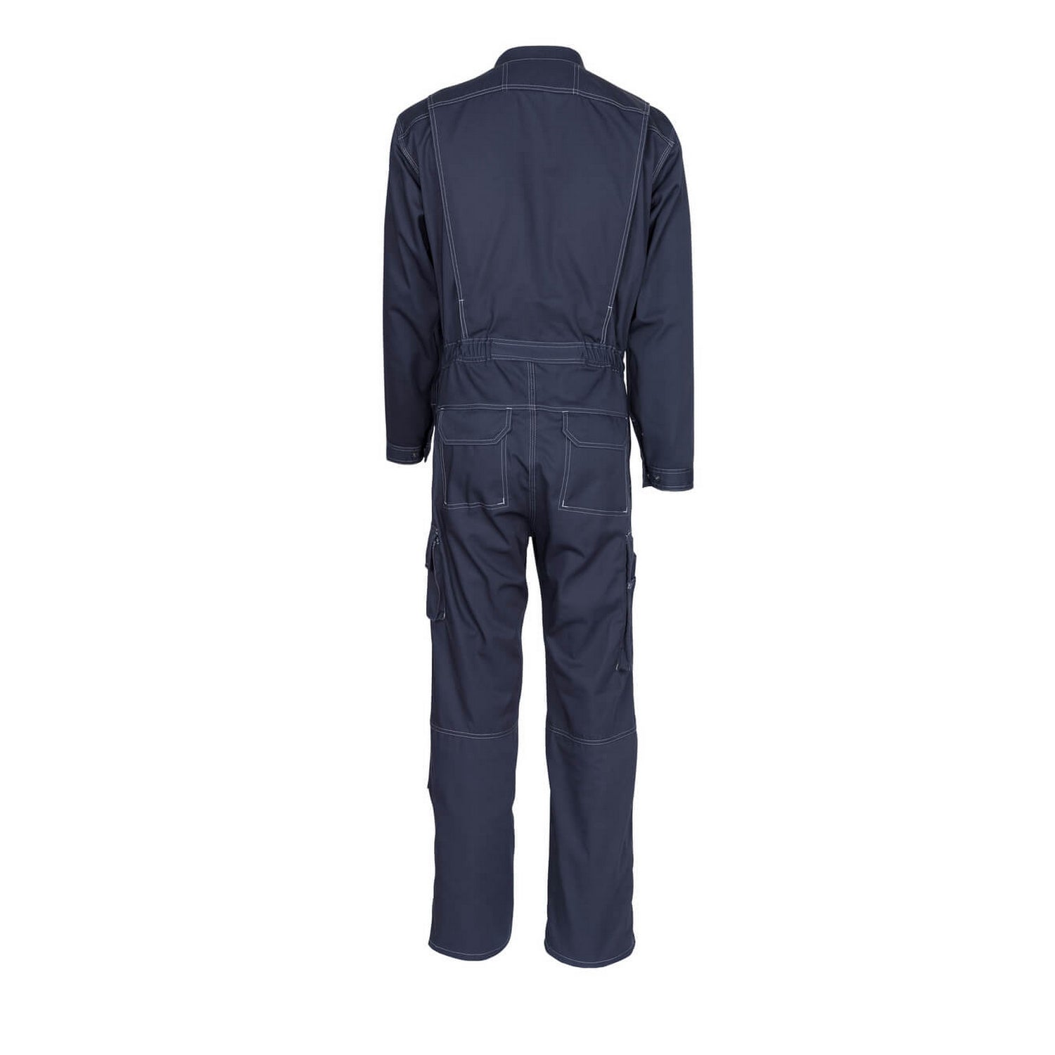Dark Navy - Back - Mascot Mens Akron Knee Pad Pockets Boiler Suit