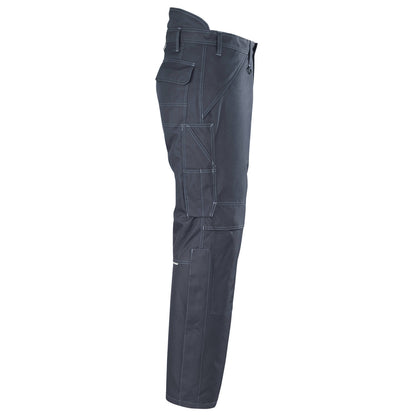 Dark Navy - Side - Mascot Mens Industry Work Trousers