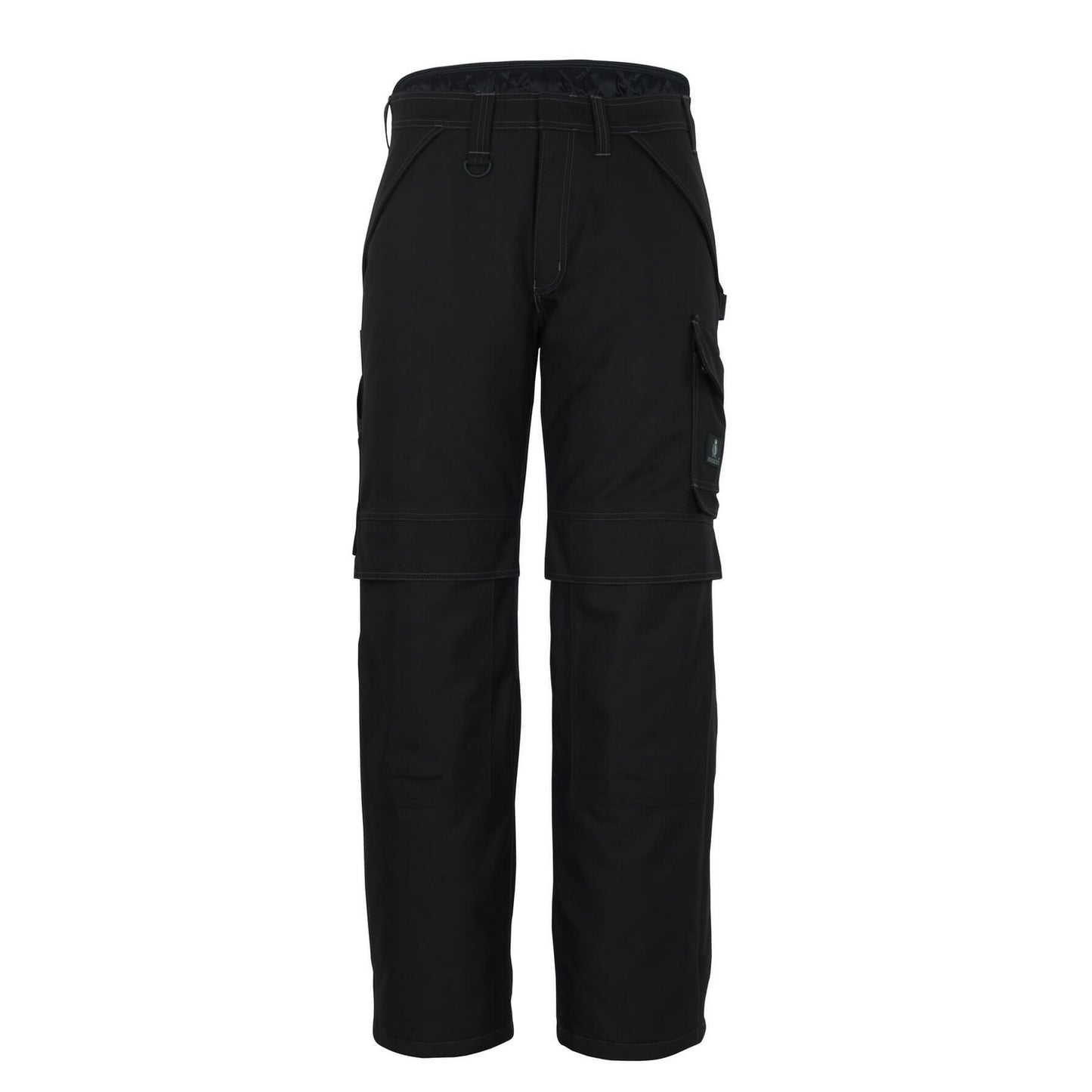 Black - Front - Mascot Mens Industry Work Trousers
