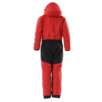Traffic Red-Black - Back - Mascot Childrens-Kids Accelerate Snowsuit