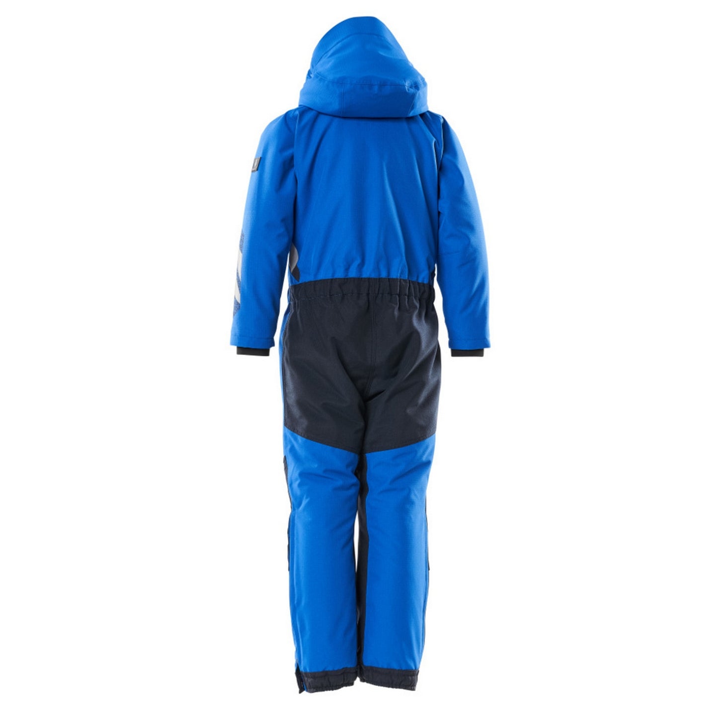 Azure Blue-Dark Navy - Back - Mascot Childrens-Kids Accelerate Snowsuit