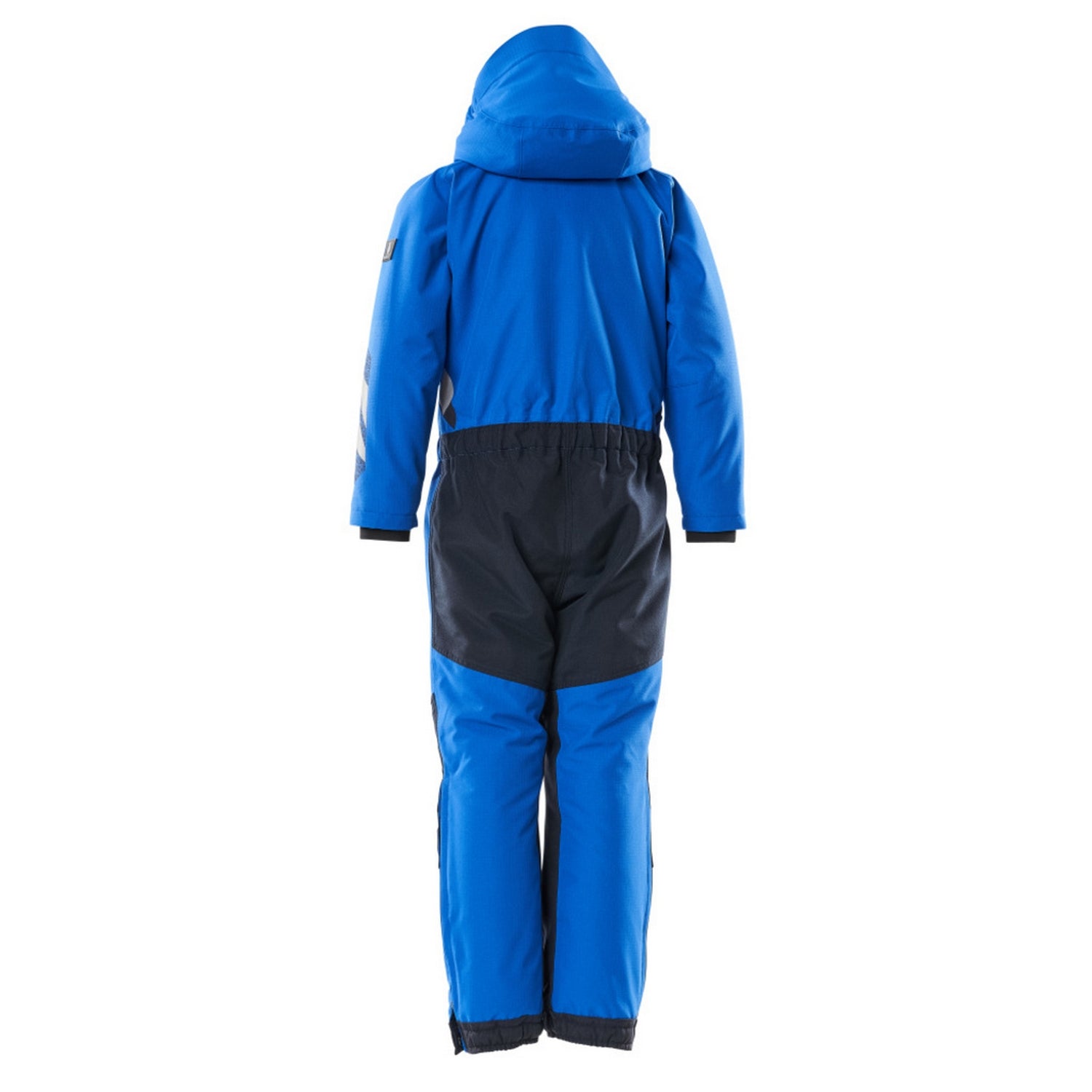 Azure Blue-Dark Navy - Back - Mascot Childrens-Kids Accelerate Snowsuit