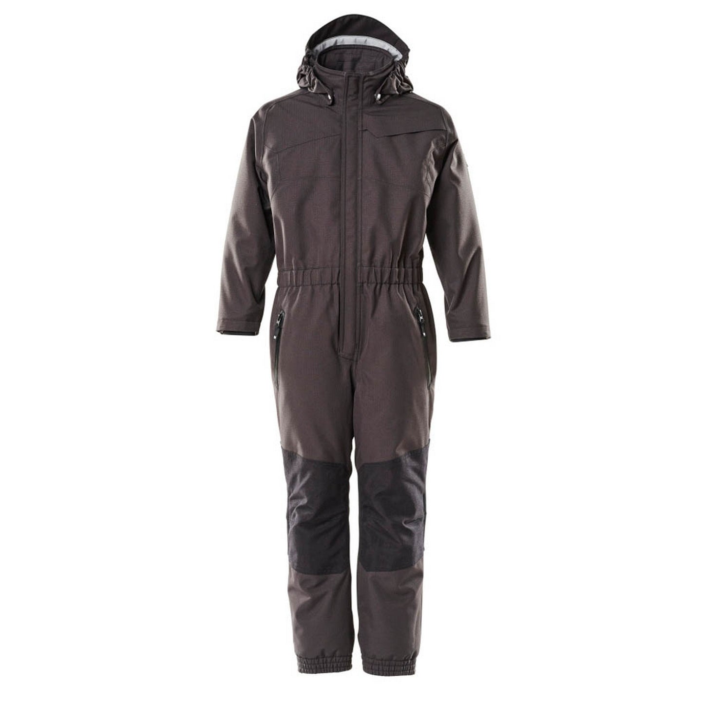 Black - Front - Mascot Childrens-Kids Accelerate Snowsuit