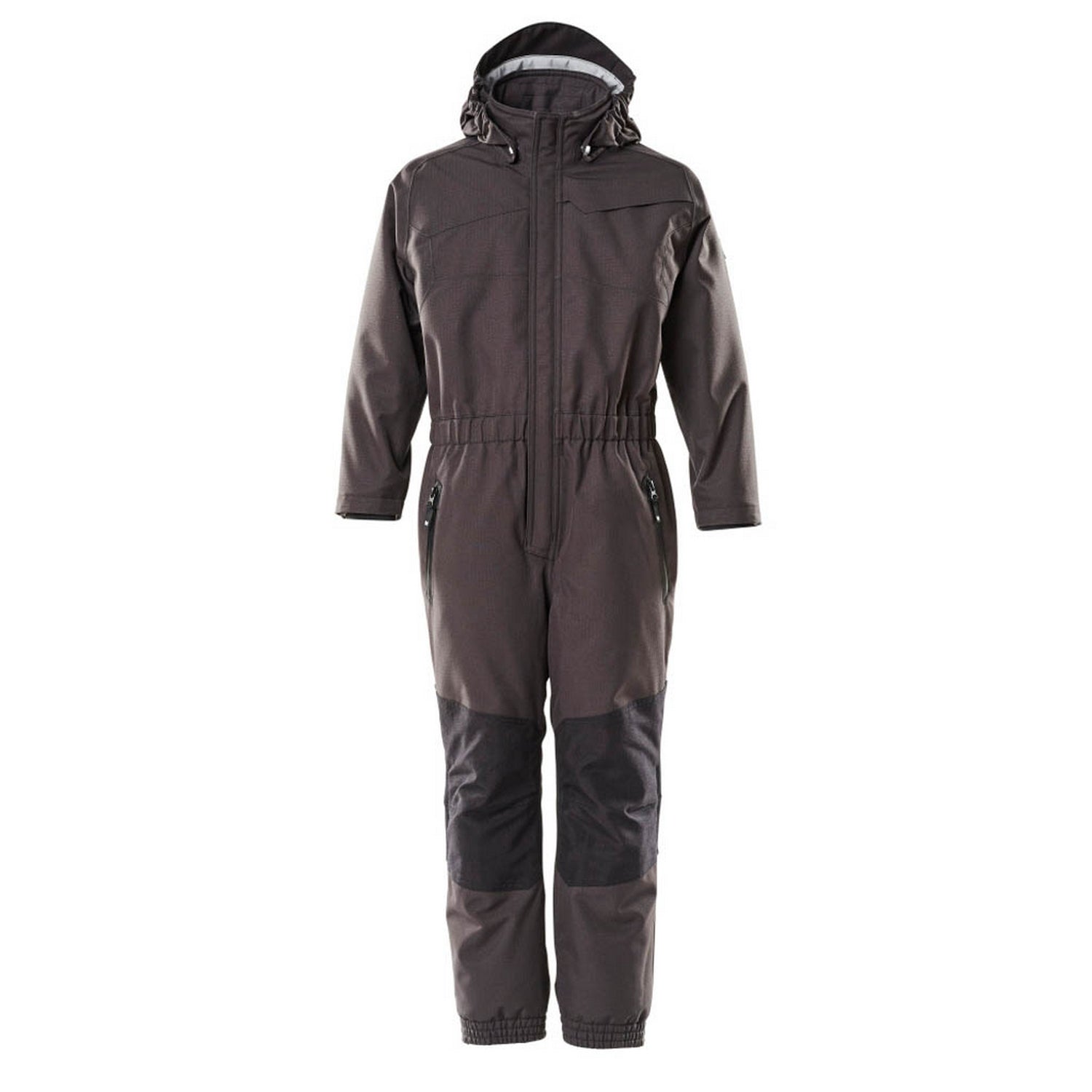 Black - Front - Mascot Childrens-Kids Accelerate Snowsuit