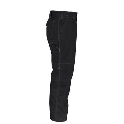 Black - Side - Mascot Mens Pittsburgh Knee Pad Pockets Work Trousers