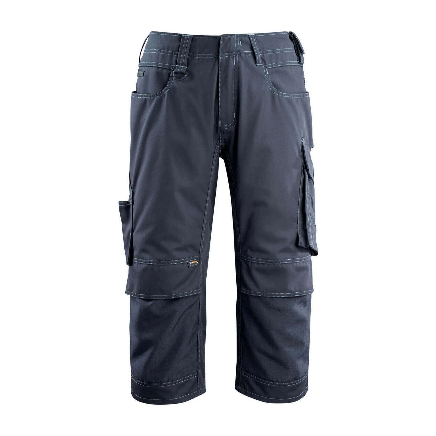 Dark Navy - Front - Mascot Mens Unique Knee Pad Pockets Work Trousers