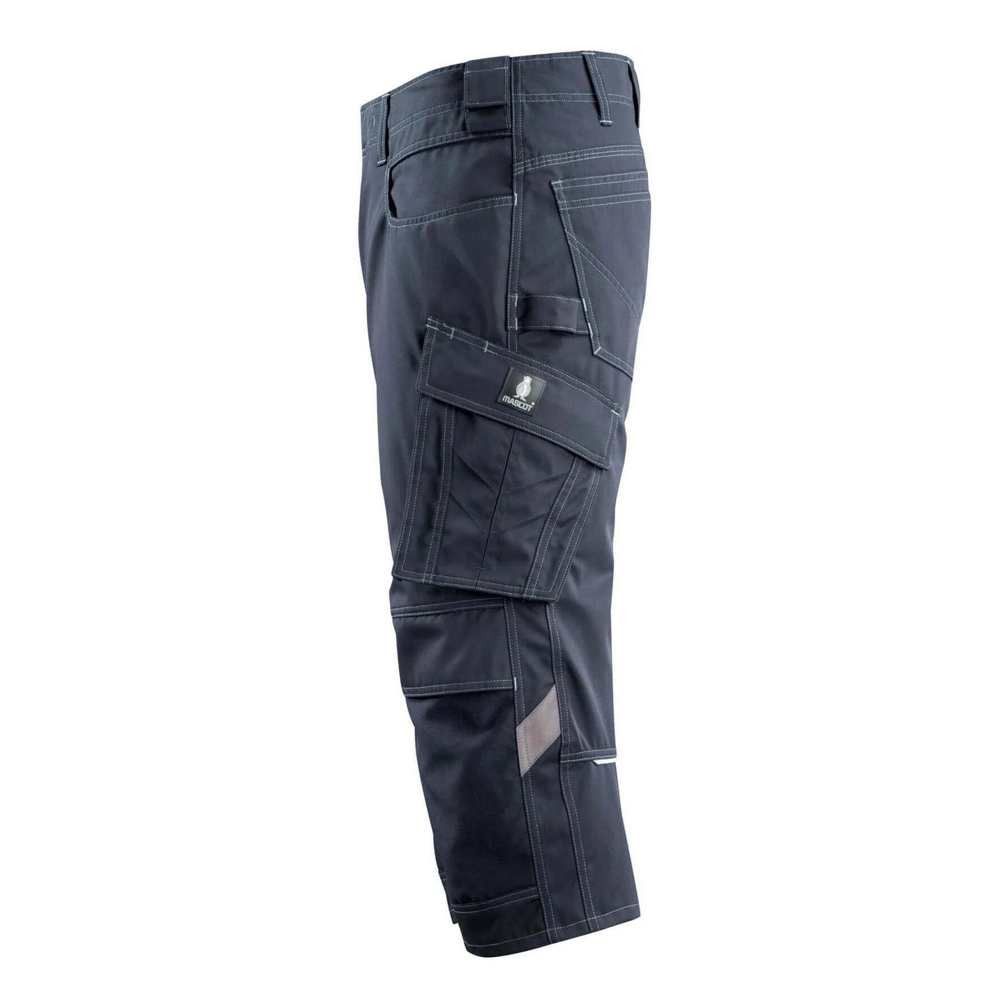 Dark Navy - Side - Mascot Mens Unique Knee Pad Pockets Work Trousers