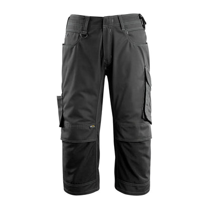 Black - Front - Mascot Mens Unique Knee Pad Pockets Work Trousers