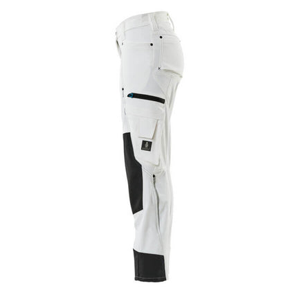 White - Lifestyle - Mascot Womens-Ladies Advanced Work Trousers