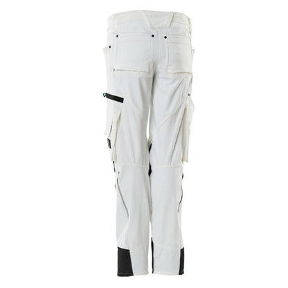 White - Back - Mascot Womens-Ladies Advanced Work Trousers