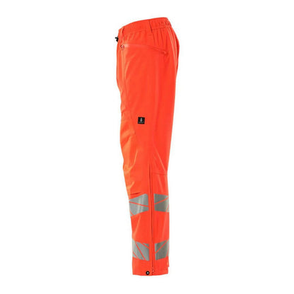 Hi Vis Red - Side - Mascot Mens Accelerate Safe Hi-Vis Over Trousers