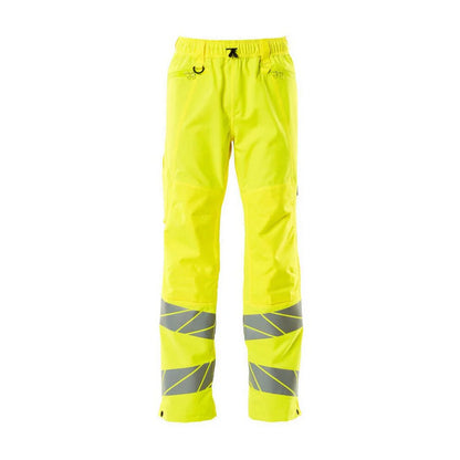 Hi Vis Yellow - Front - Mascot Mens Accelerate Safe Hi-Vis Over Trousers