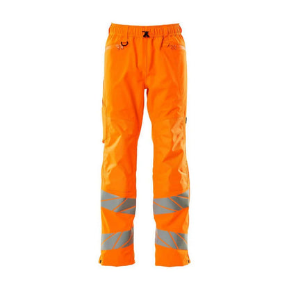 Hi Vis Orange - Front - Mascot Mens Accelerate Safe Hi-Vis Over Trousers