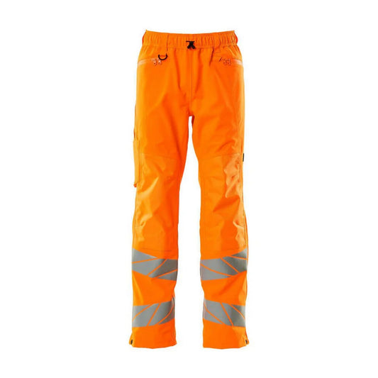 Hi Vis Orange - Front - Mascot Mens Accelerate Safe Hi-Vis Over Trousers