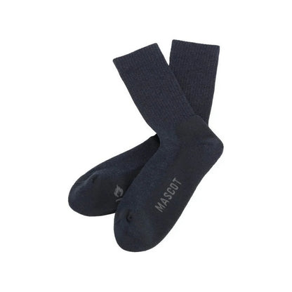 Dark Navy - Front - Mascot Mens Complete Socks (Pack of 3)