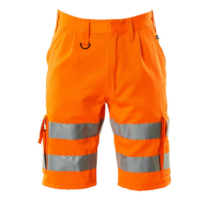 Hi Vis Orange - Front - Mascot Mens Pisa Safety Classic Shorts