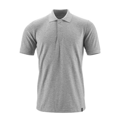 Heather Grey Fleck - Front - Mascot Mens Crossover ProWash Modern Polo Shirt