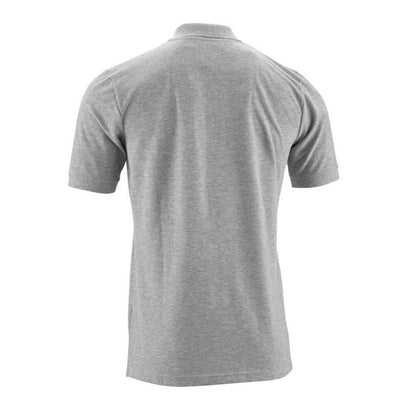 Heather Grey Fleck - Back - Mascot Mens Crossover ProWash Modern Polo Shirt