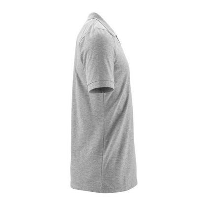 Heather Grey Fleck - Side - Mascot Mens Crossover ProWash Modern Polo Shirt