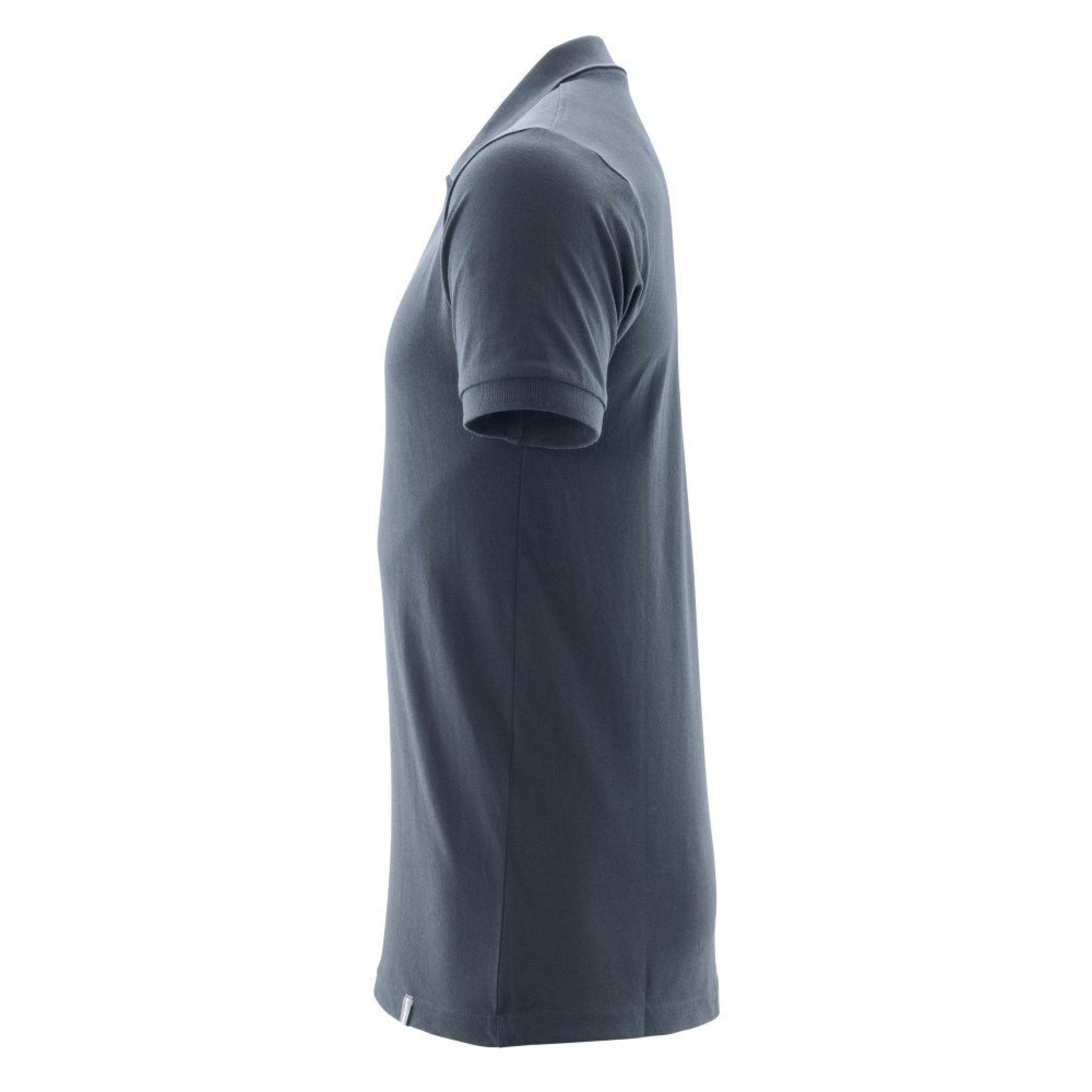 Dark Navy - Side - Mascot Mens Crossover Plain Polo Shirt