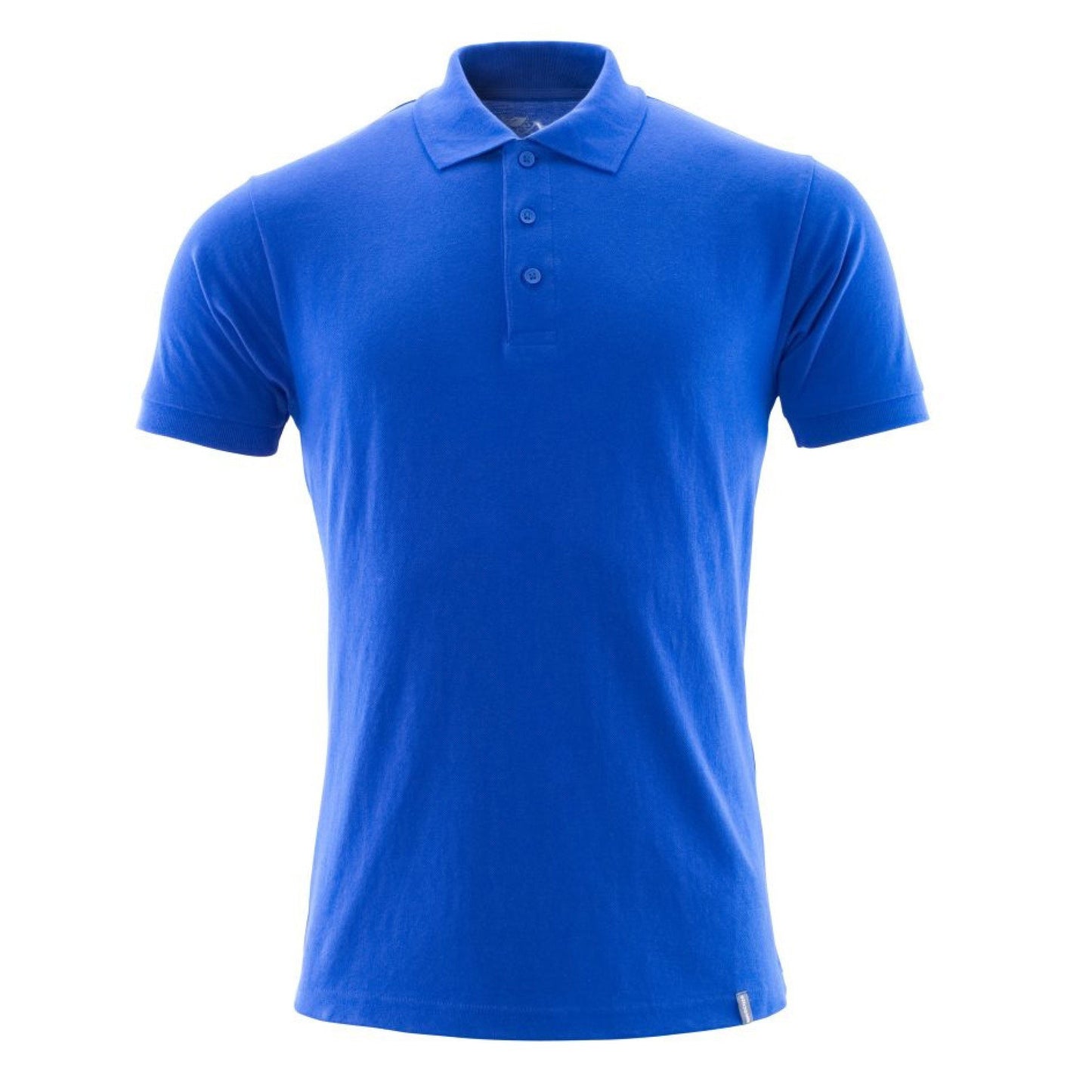 Royal Blue - Front - Mascot Mens Crossover Plain Polo Shirt