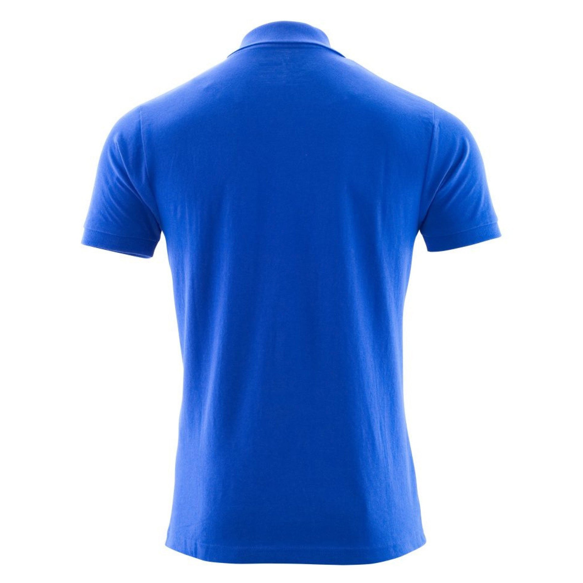 Royal Blue - Back - Mascot Mens Crossover Plain Polo Shirt