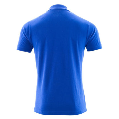 Royal Blue - Back - Mascot Mens Crossover Plain Polo Shirt