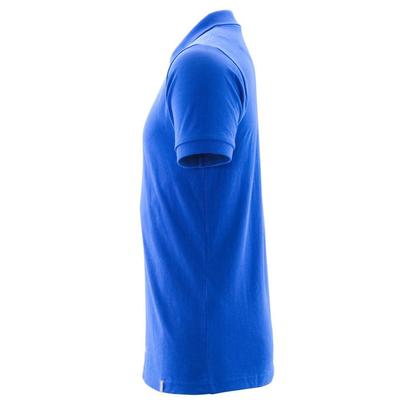 Royal Blue - Side - Mascot Mens Crossover Plain Polo Shirt