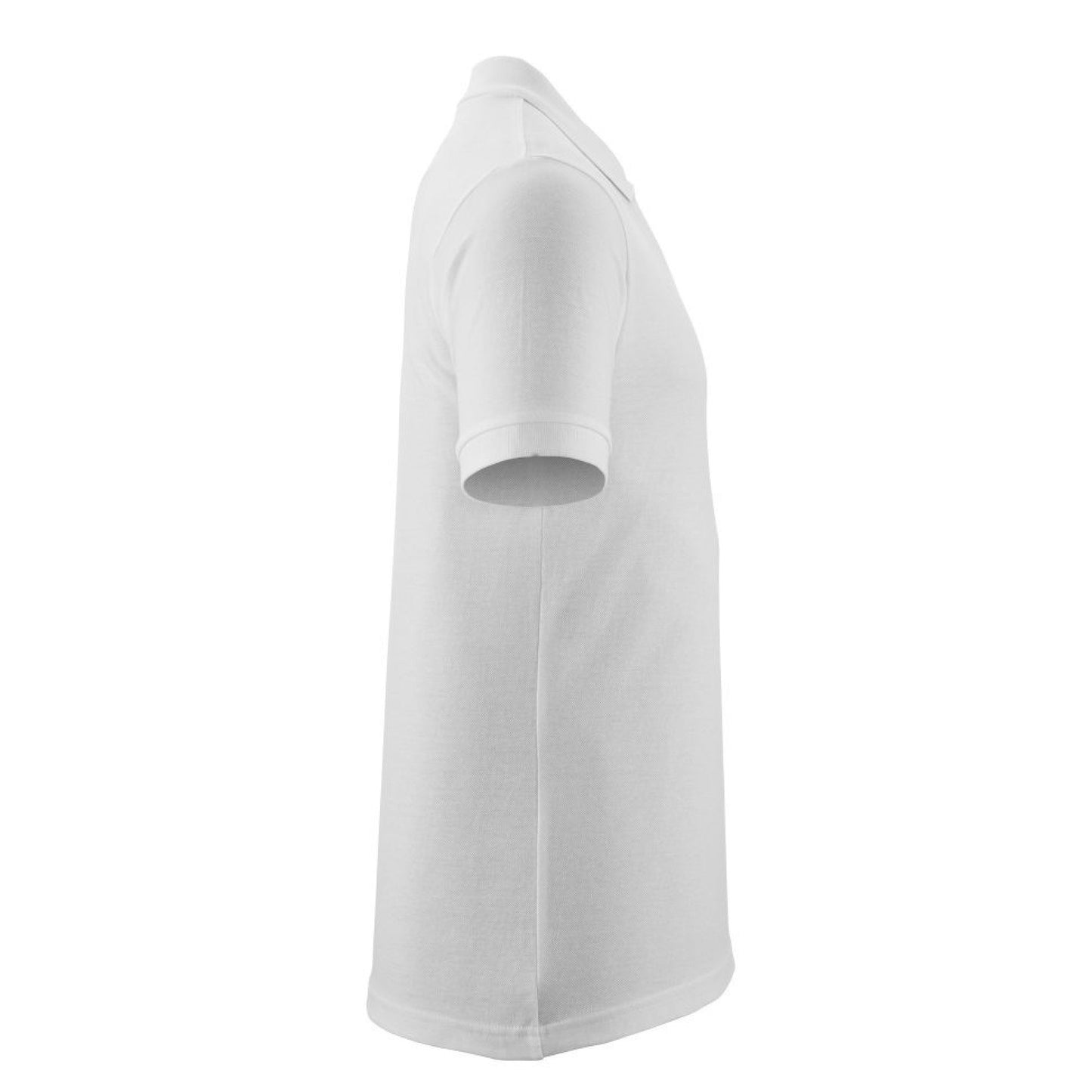 White - Lifestyle - Mascot Mens Crossover Plain Polo Shirt