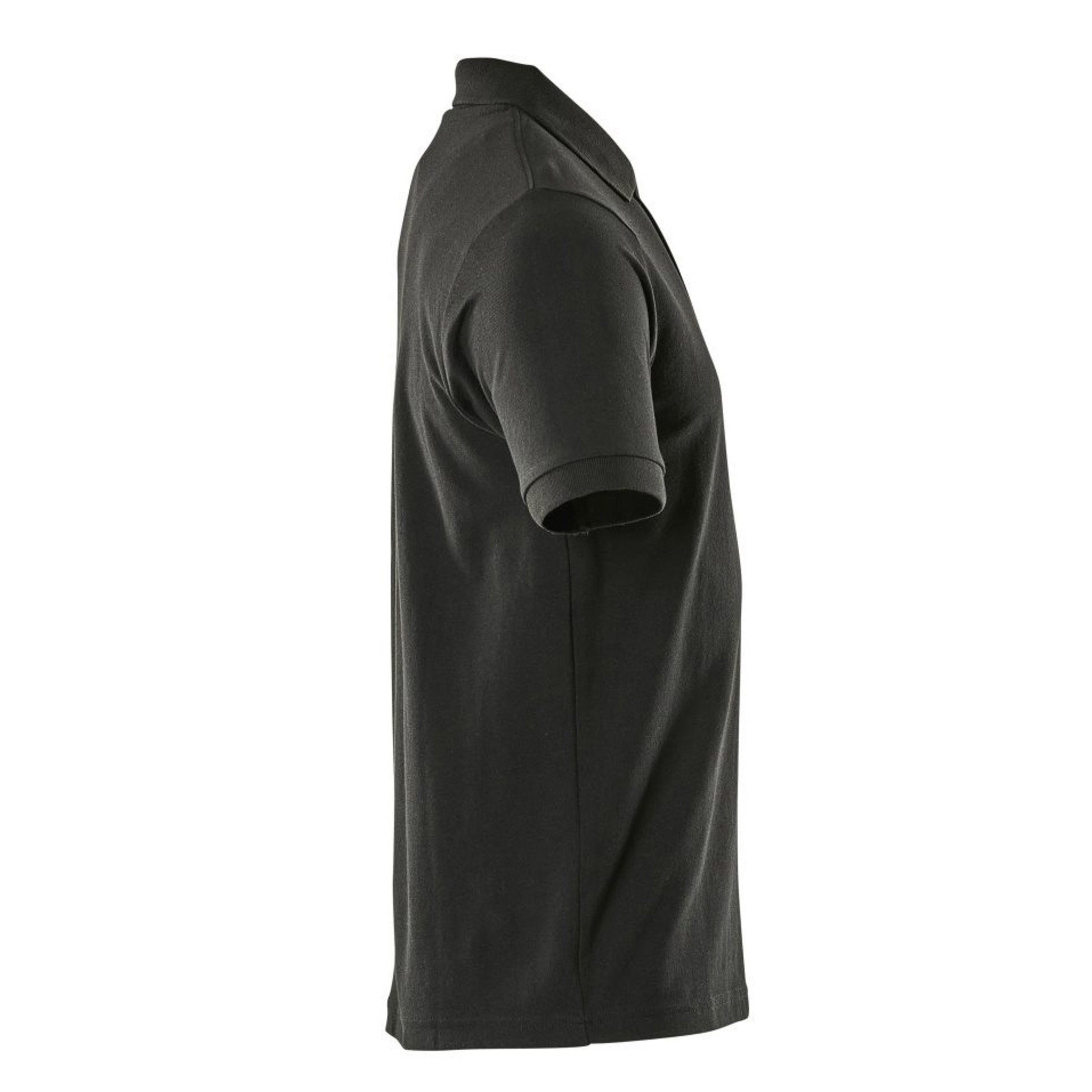 Deep Black - Lifestyle - Mascot Mens Crossover Plain Polo Shirt