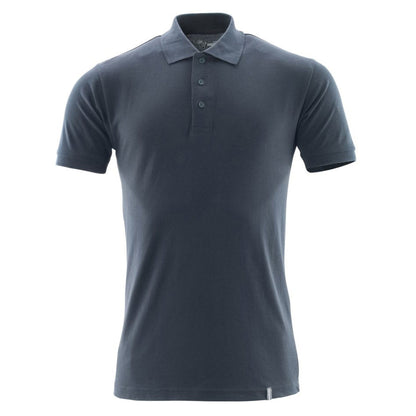 Dark Navy - Front - Mascot Mens Crossover Plain Polo Shirt