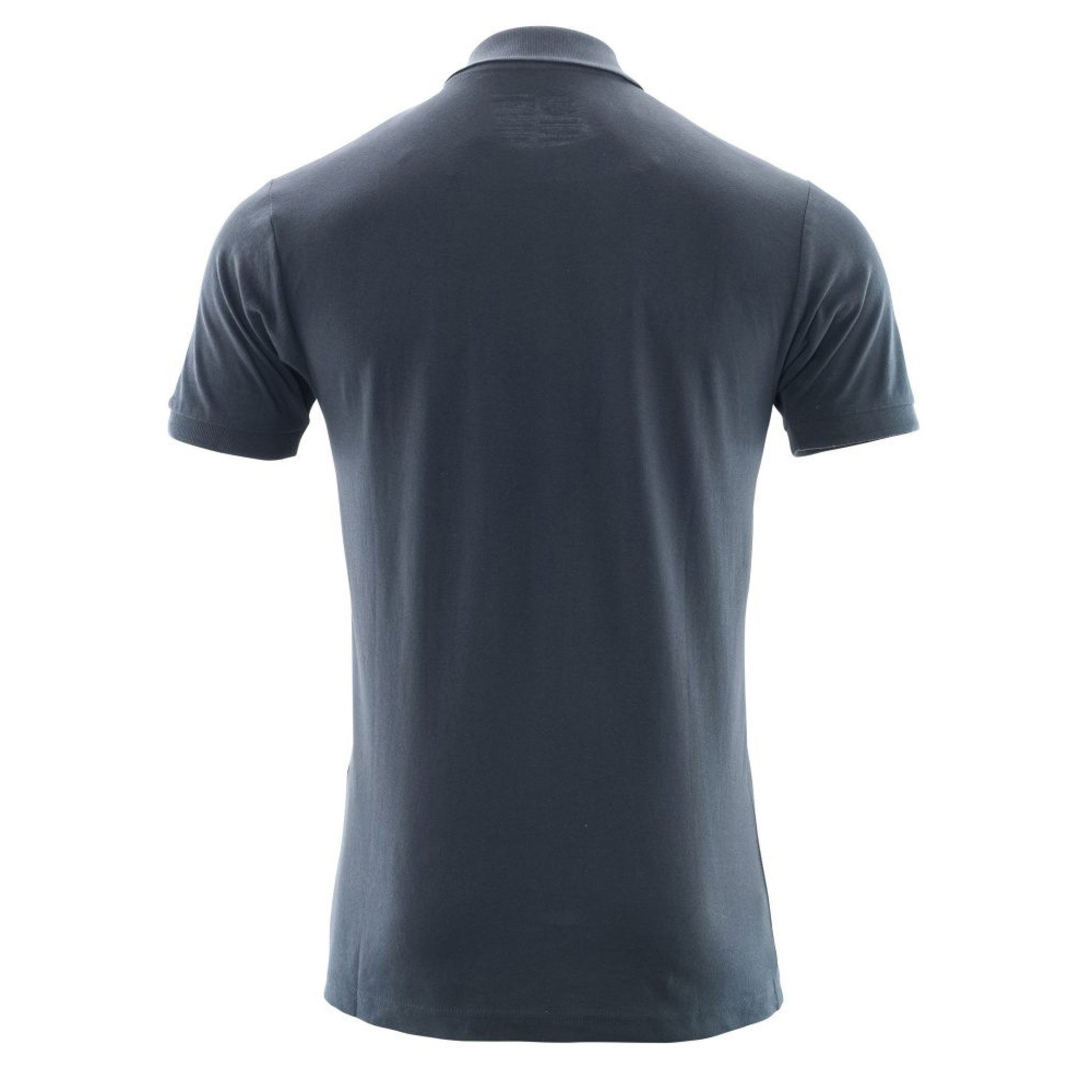 Dark Navy - Back - Mascot Mens Crossover Plain Polo Shirt