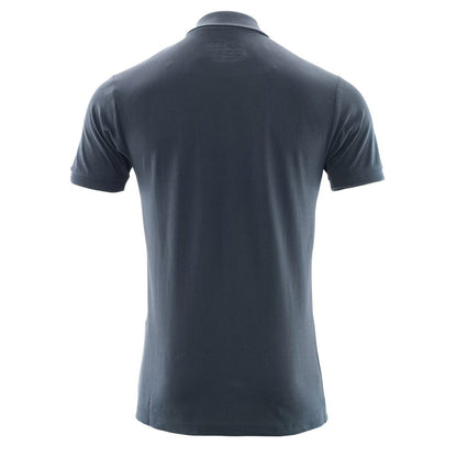 Dark Navy - Back - Mascot Mens Crossover Plain Polo Shirt