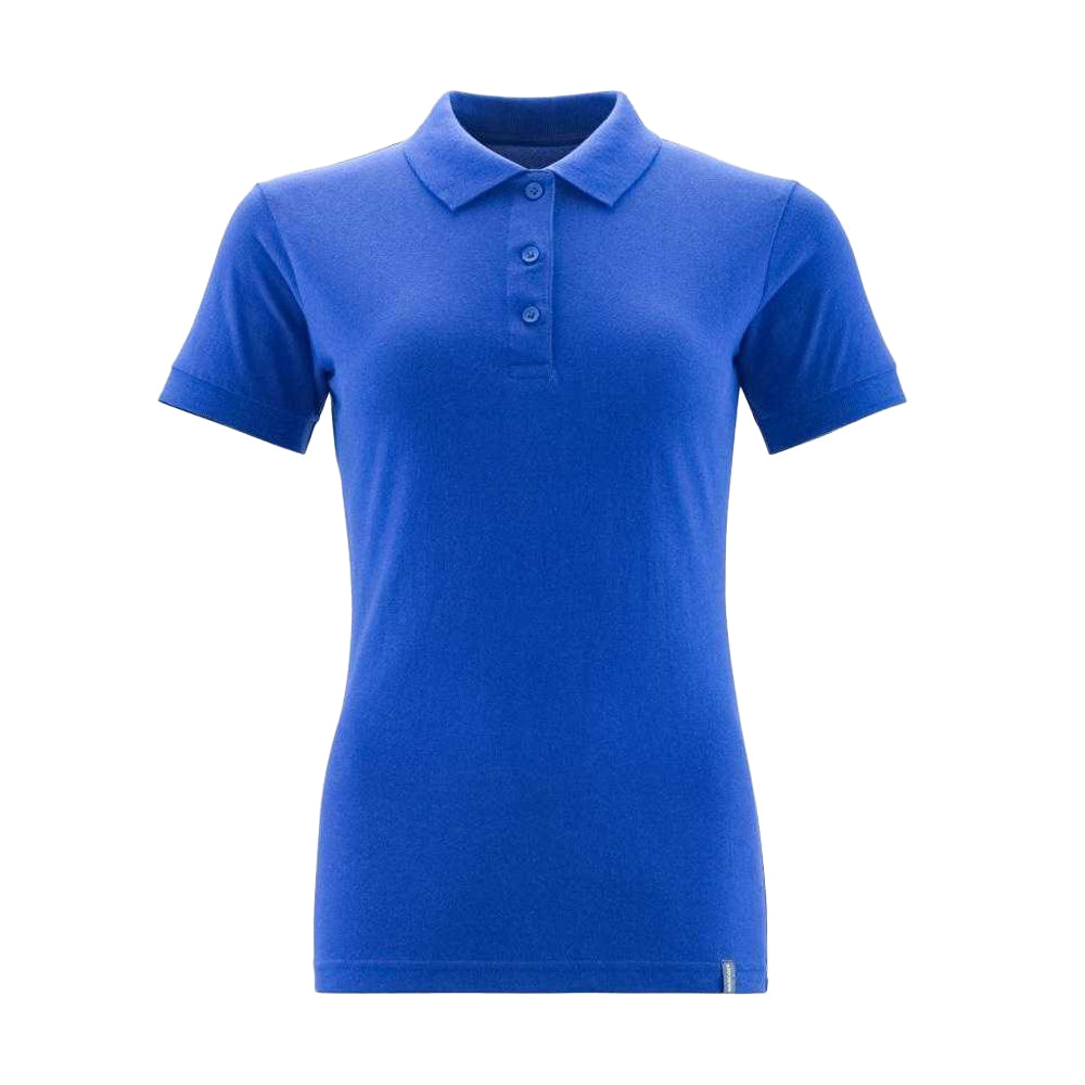Royal Blue - Front - Mascot Womens-Ladies Crossover Plain Polo Shirt