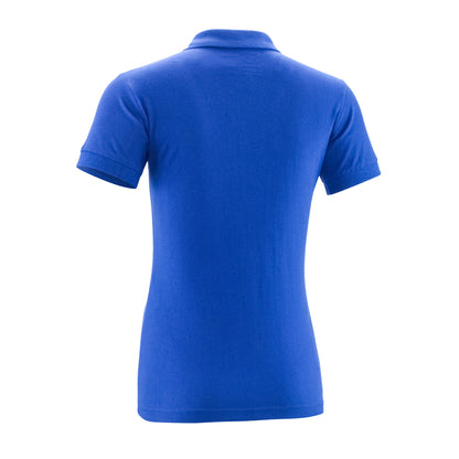Royal Blue - Back - Mascot Womens-Ladies Crossover Plain Polo Shirt