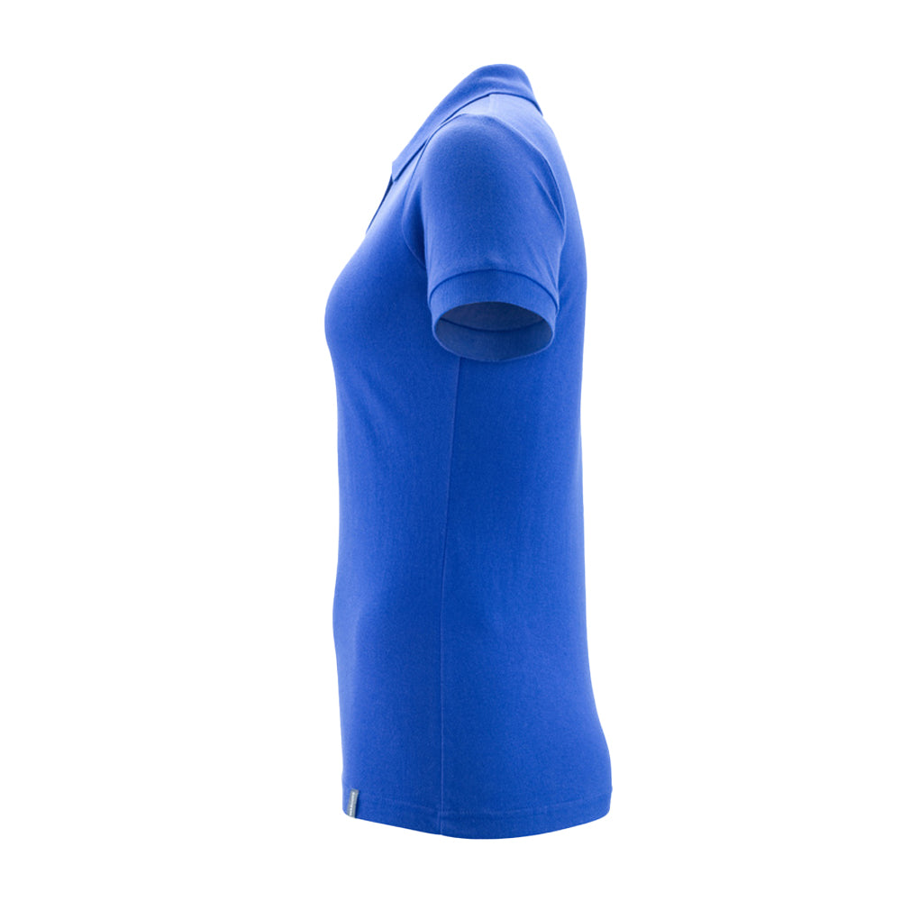 Royal Blue - Lifestyle - Mascot Womens-Ladies Crossover Plain Polo Shirt