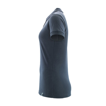 Dark Navy - Lifestyle - Mascot Womens-Ladies Crossover Plain Polo Shirt