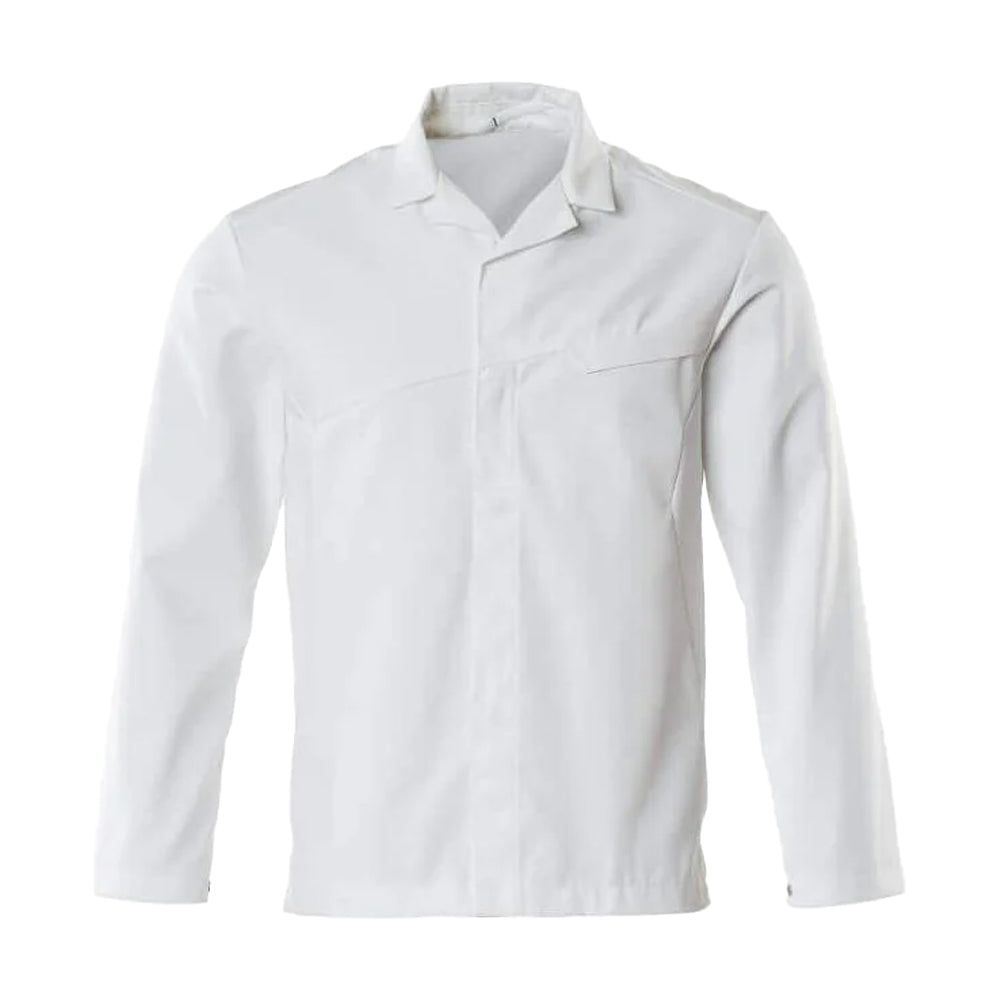 White - Front - Mascot Mens Food & Care Chef Jacket
