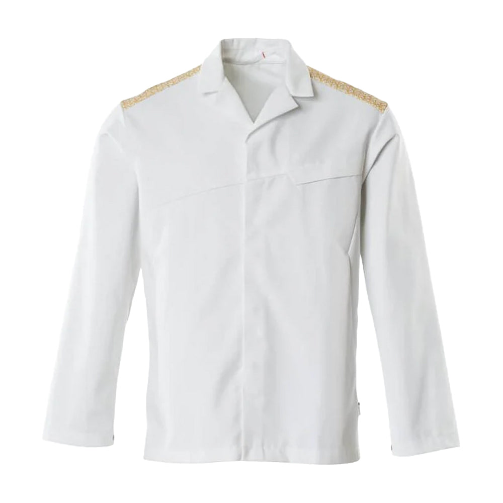 White-Curry - Front - Mascot Mens Food & Care Chef Jacket