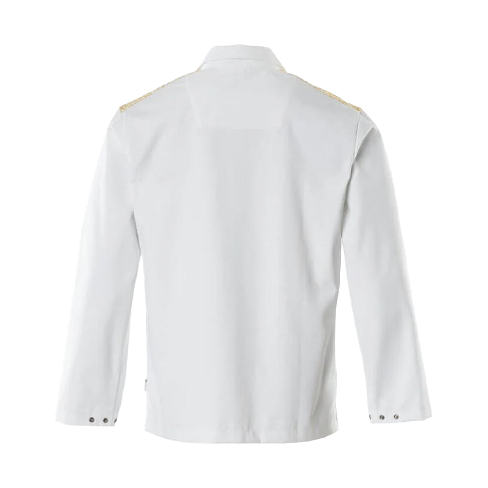 White-Curry - Back - Mascot Mens Food & Care Chef Jacket