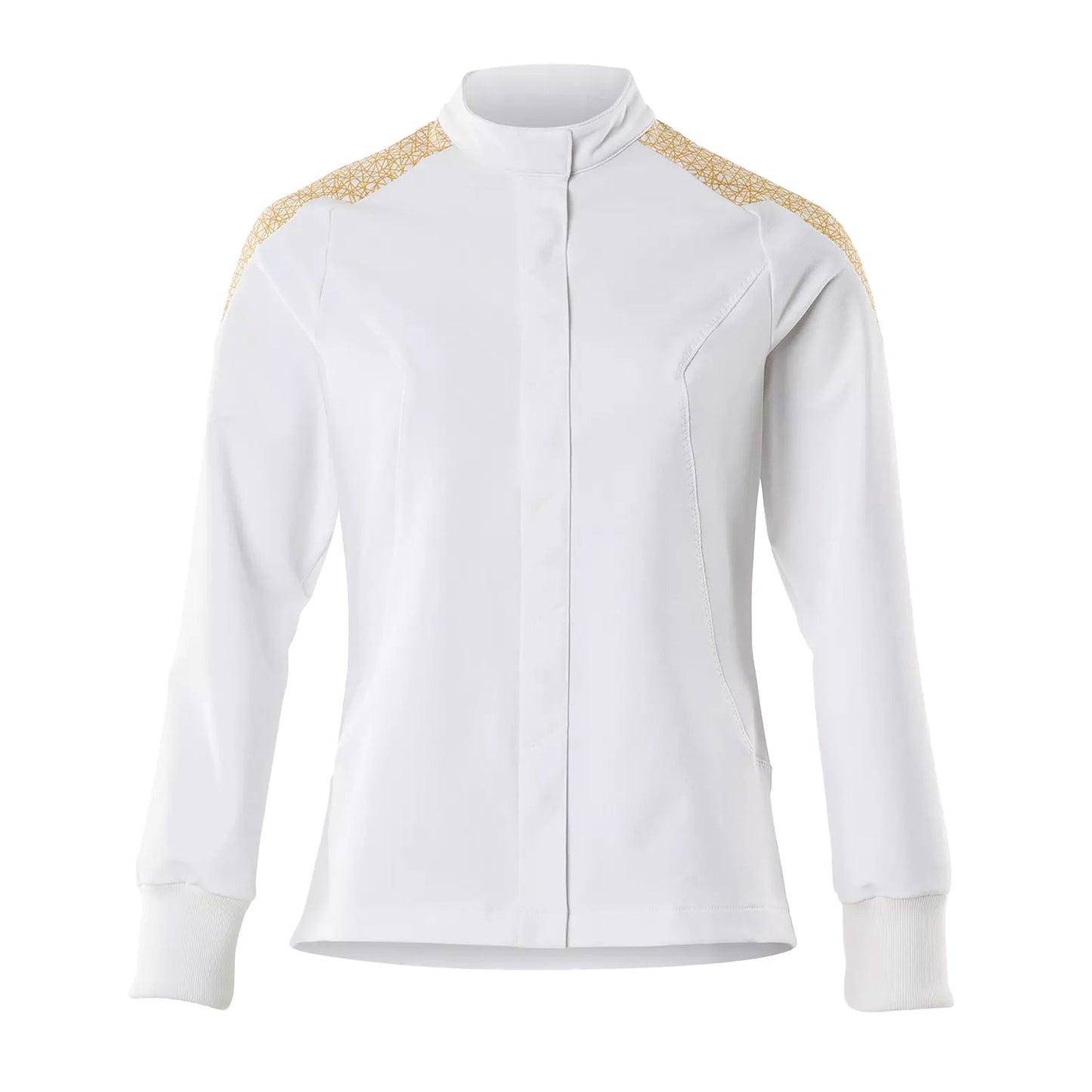 White-Curry - Front - Mascot Womens-Ladies Food & Care Chef Jacket